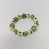 Sunflowers Yellow and Green Flowers Dice Bracelet