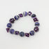 Purple Stripes Dice Bracelet