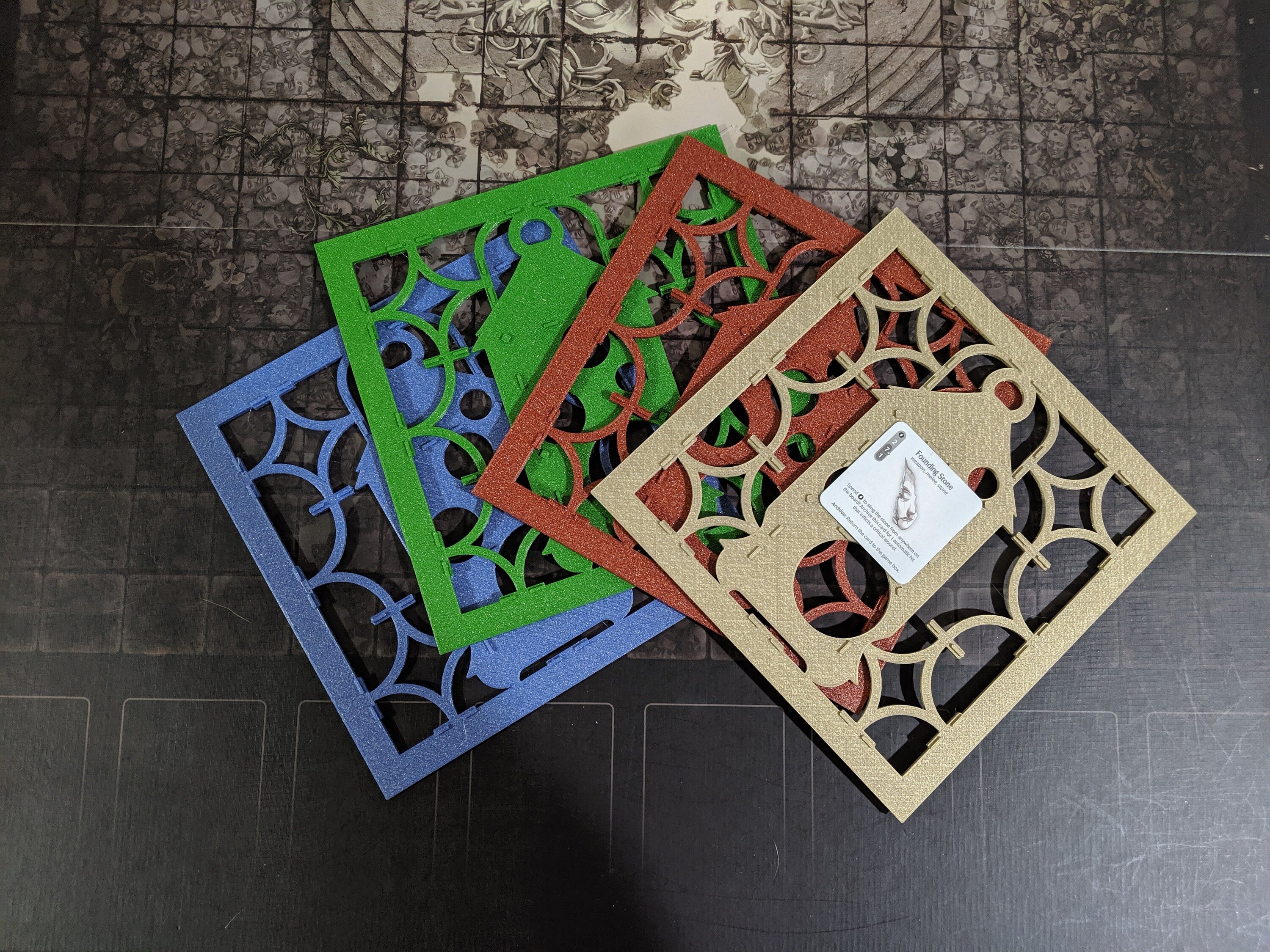 Gear Organizers (4x Lantern Style) Color Pack for Kingdom Death: Monster